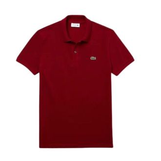 Lacoste Heren, Tops, Rood, Maat: S Piqu&eacute;