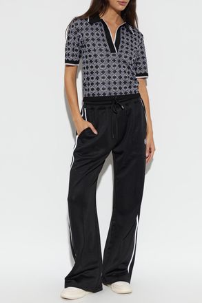 Amiri Polo With Logo, Womens, Black