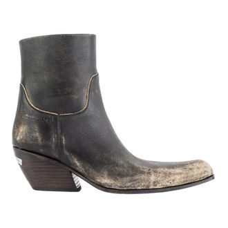 Balenciaga Memphis Bootie - female - Balenciaga - Cowboy & Biker Boots - Black - 6 UK - Shoes