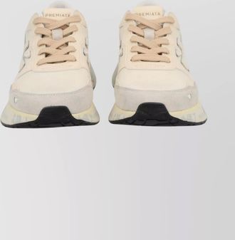 Premiata leather low-top sneakers