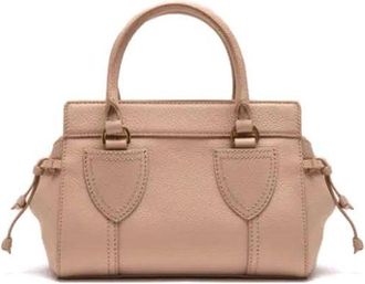 Coccinelle Womens Handbag Beige Cow Leather Bags - Handbags