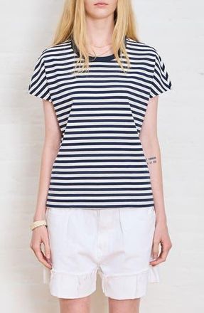 Denimist Drop Shoulder T-Shirt in Navy /White Stripe at Nordstrom Rack, Size X-Small