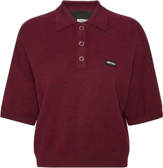 Rotate Polo con applicazione logo - Rosso