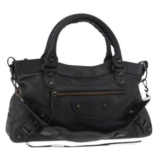 Balenciaga Pre-owned Handbags, female, Black, Size: ONE SIZE Pre-owned Vintage Hand Bag