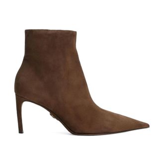 Dolce & Gabbana Heeled Boots, female, Brown, Size: 8 1/2 US Stylish Boots for Women