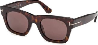 Tom Ford Emma-02 Zonnebril - Dames - Zonnebrillen - Bruin - 53 MM - Accessoires