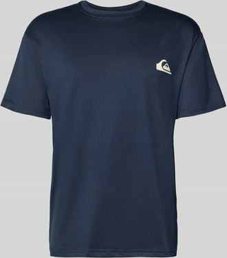 Quiksilver T-Shirt mit Rundhalsausschnitt und Logo in Marine, Gr&ouml;&szlig;e XXL