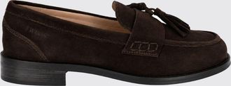 Twinset Mocassino Penny in pelle scamosciata con nappine e traversina