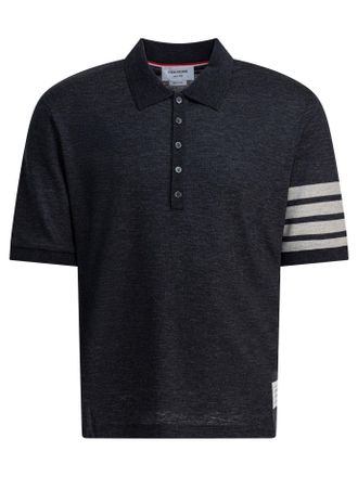 Thom Browne 4 Bar Wool Polo Shirt