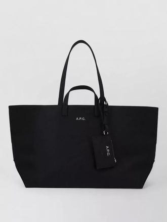 A.P.C. le drummer rectangular tote bag dual handles