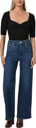 Paige Anessa Seamed Beltloops Jeans In Audience