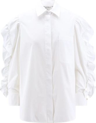 Max Mara Shirts - Dames - Overhemden - Wit - S - Overhemden