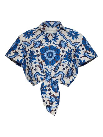 Cara Cara Asbury shirt - women - Cotton - M - Blue