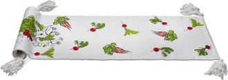 Tag Munching Bunny Spring Table Runner Cotton White Multi at Nordstrom