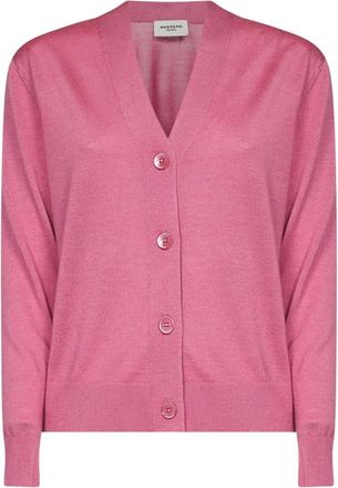 Max Mara Torre Cardigan - Dames - Vesten - Roze - L - Wol - Truien & Vesten