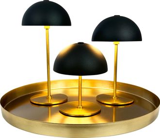 Dyberg Larsen L&aacute;mpara Dyberg Larsen Along Beige 20 Cm Lat&oacute;n Metal