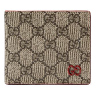 Gucci Wallet With GG Detail Beige Ebony Supreme 768243-FACQC-9752