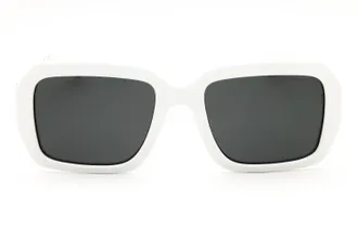 Polaroid PLD6223SX Polarized Oversized Sunglasses - White