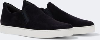 Manolo Blahnik Nadores suede slip-on sneakers