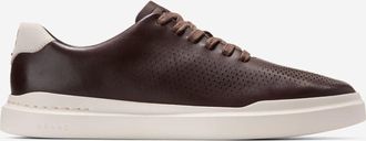 Cole Haan Mens GrandPr&oslash; Rally Laser Cut Sneakers - Brown Size 10.5