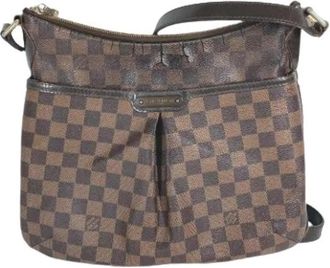 Louis Vuitton Pre-owned Damier Canvas Shoulder Bag - Dames - Vintage Schoudertas - Bruin - ONE Size - Vintage