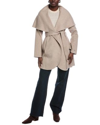 Elie Tahari Marilyn Wool-Blend Coat