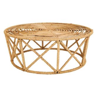 Wanderlust Deco Wanderlust Deco - Mesa De Centro De Ca&ntilde;a A 80x80x45