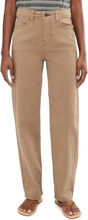 Toad&Co Tamarack Straight Jeans Womens Jeans Khaki : 12 31, Cotton/Denim/Elastane