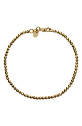 Argento Vivo Mens 18 Karat Gold Plate Sphere Bracelet at Nordstrom Rack, Size Medium