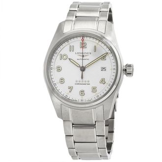 Longines Pre-owned Longines Spirit Automatic White Dial Mens Watch L3.810.4.73.9