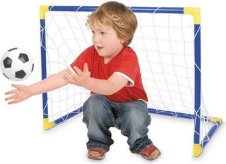 Trade Shop Trade Shop - Rete Da Calcio Calcetto Porta 30x50cm Goal Soccer Con Palla Bambini Sport Gioco