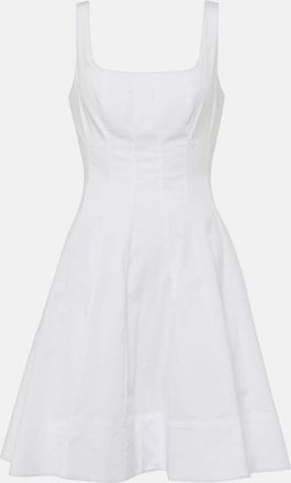 Staud Wells cotton poplin minidress