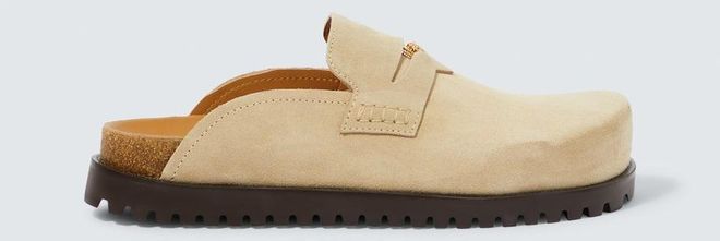 Medusa suede clogs