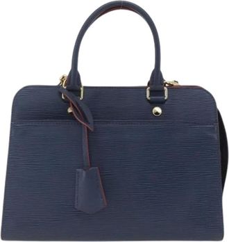 Louis Vuitton Pre-owned Handbags, female, Blue, Size: ONE SIZE Pre-owned Vintage Leather Handbag