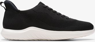 Clarks Nova Laces Zwarte Sneakers