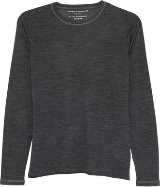 Majestic Filatures T-shirt in lana merino - Grigio