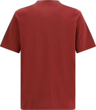 Brunello Cucinelli Mens Logoed T-Shirt Lava+grigio Cotton T-Shirts And Polos