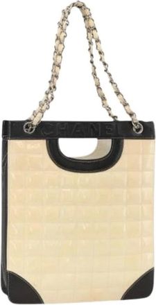 Chanel Pre-owned Tote Bags, female, Beige, Size: ONE SIZE Pre-owned Vintage Tote Bag