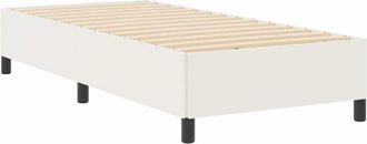 vidaXL Bed Frame Cream 80 x 200 cm Corduroy fabric Vidaxl