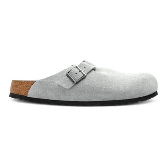 Birkenstock Boston BS - Heren - Slip ons - Blauw - 44 EU - Leer - Schoenen