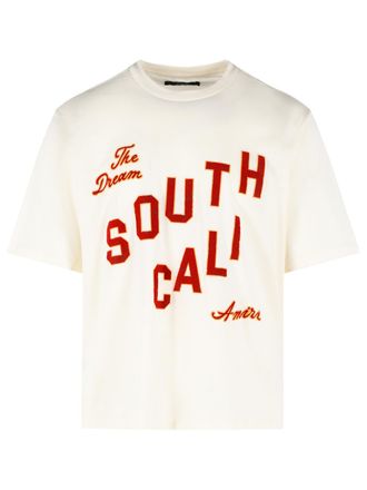 Amiri South Cali Ivory Cotton T-Shirt