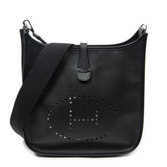 Hermès Pre-owned Womens Evelyne II PM Shoulder Bag - Black - One Size