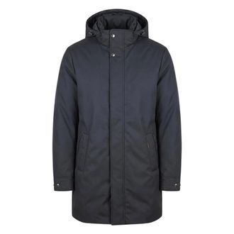 Moorer Hombre, Abrigos, Azul, Talla: 2XL