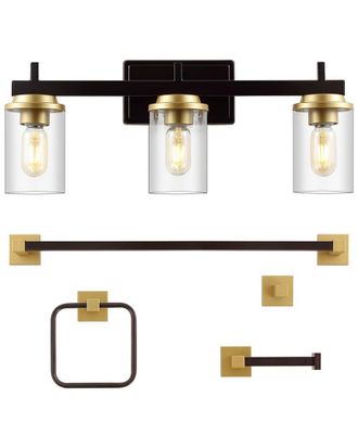 Jonathan Y Designs Jonathan Y Liam Vanity Light Set