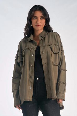 Elan All You Need Is Love Jacket In Green