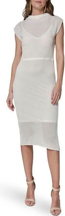 DKNY Knit Sheath Dress in Cream at Nordstrom, Size X-Large