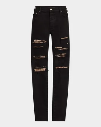 Amiri Men & apos;s Boucle Thrasher Skinny Jeans