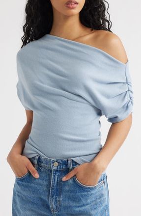 Reformation Iris One-Shoulder Knit Top in Teardrop at Nordstrom, Size X-Small
