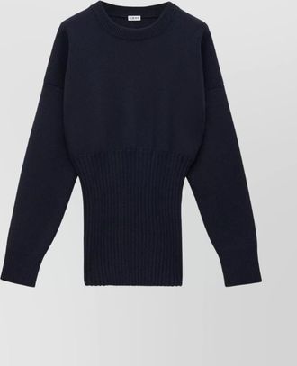 Loewe long ribbed wool sweater