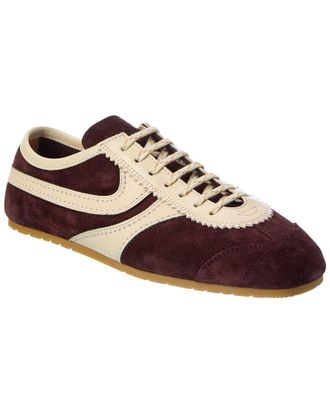 Dries Van Noten Paneled Suede & Leather Sneaker